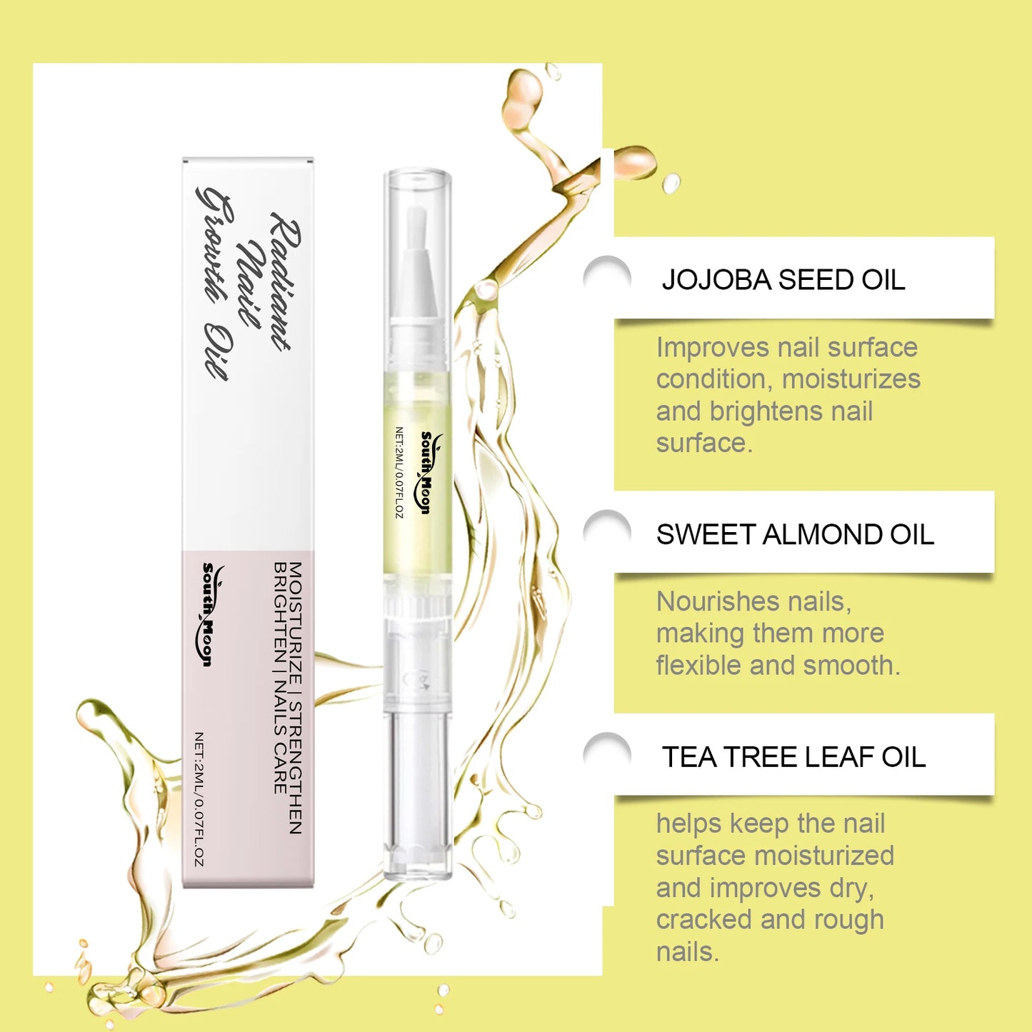 Nail Growth Oil Cuticle Revitalizer Strengthing Repair Damage Nails Prevent Agnail Deep Nourishing Nutrition Nail Soften Oil Pen