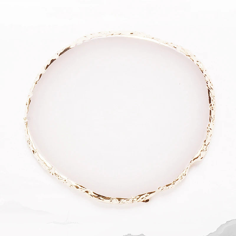 Nail Art Palette False Nail Tips Mixing Color Drawing Pallet Gel Polish Display Shelf Round Resin Agate Stone Manicure Tool