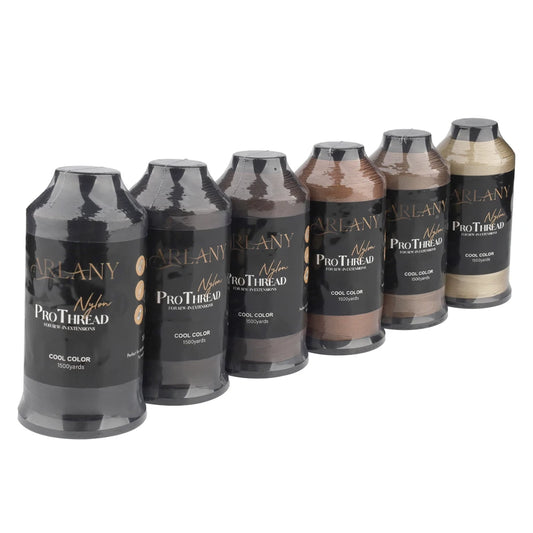 ARLANY Weft Hair Extension Sewing Thread 1500 Yards - Nylon Bonded Thread