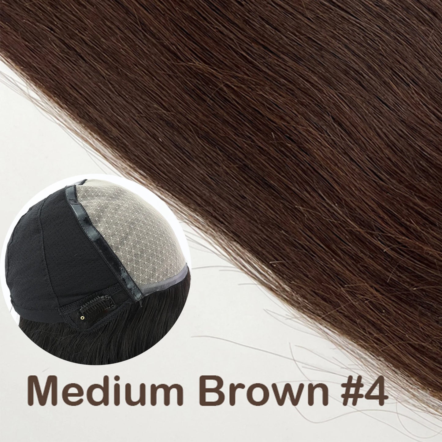 Real Virgin European Human Hair Wig with Bangs 6x6“ Silk Base Wig for Women 22” Bob Hair with PU Around Everyday Wear