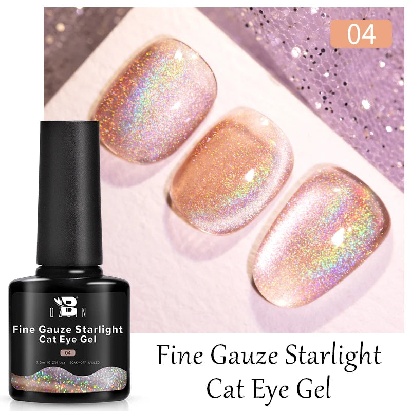 7.5ml Red Glitter Gel Nail Polish Crystal Semi Permanent Soak Off UV Gel Varnish Nail Art Manicure Base Matte Top Coat Vernis