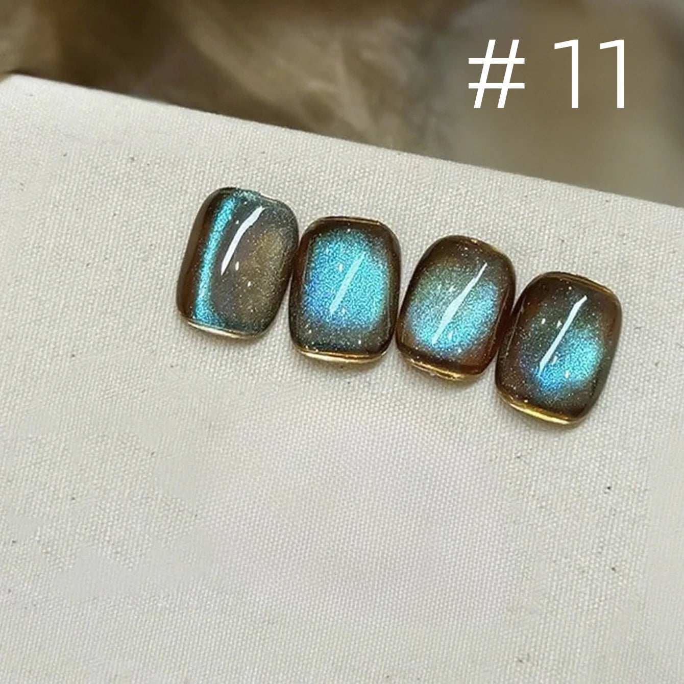 12ML 1-12PCS Autumn Nails Long Night Blue Light Magnet Cat Eye Gel Nail Polish 2025 New Black Nails Nail Supplies Nail Art