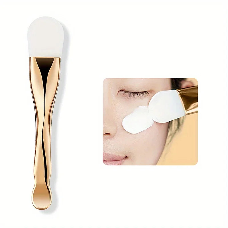 Whoesale Double Head Silicone Face Mask Facial Daub Type Mud Film Scraper Special Cleaning Brush Brush Beauty Tool