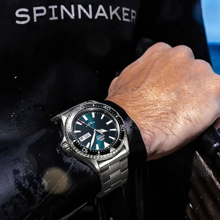 Orient Double Lion Fully Automatic Mechanical Watch Men's Green Water Ghost Watch Men's Diving Watch Original Imported 1:1