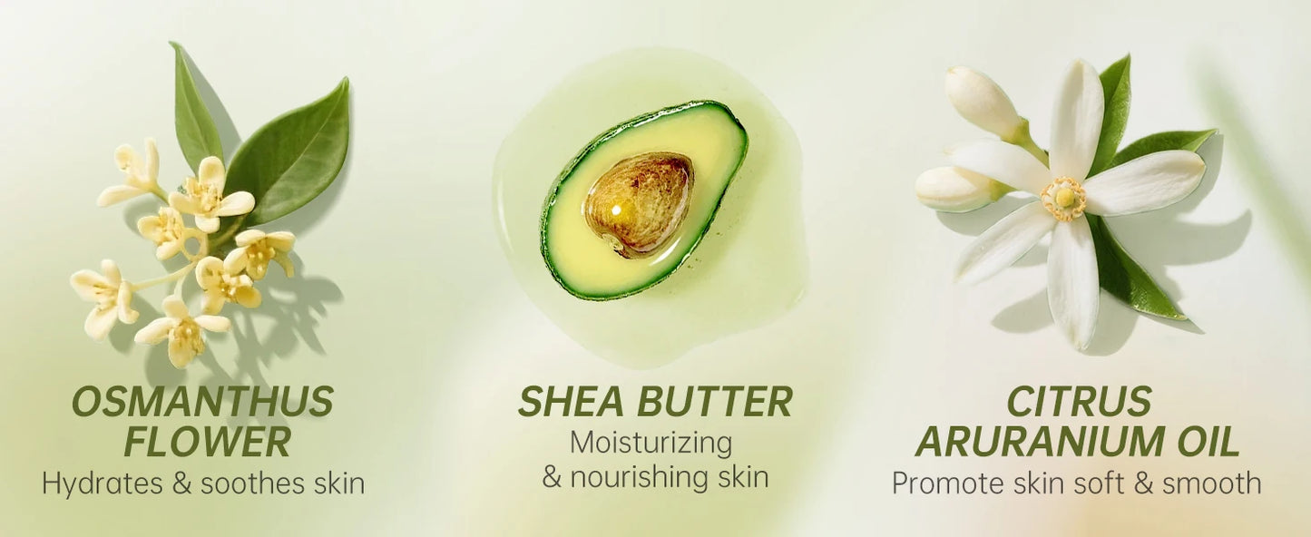 VETES Remove Dead Skin Body Scrub 250g Exfoliant Gentle No Irritation Scrub Cream Moisturizing Hydrating Deep Cleans Body Care