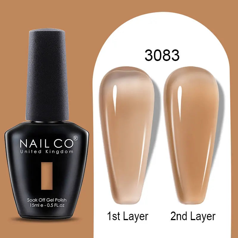 NAILCO 15ml Gel Polish Nail Art Vernis Semi Permanent UV Gel Polish For Manicure Design Hybrid Varnish Summer Nails Products