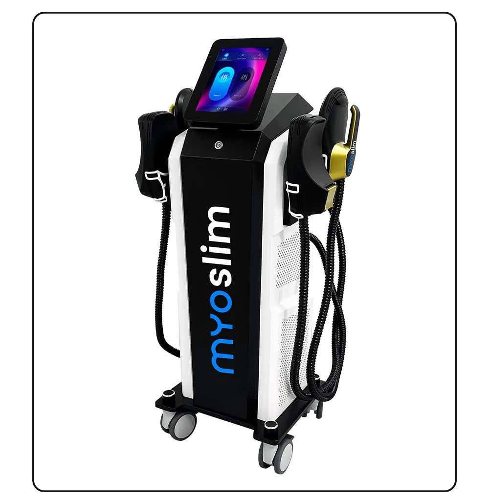 EMS Weight Loss Stimulating Muscle Slimming Fat Removal Muscle Fitness Sculpting MYOslim Machine 4 Handles Beauty Salon