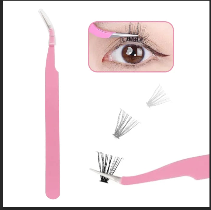 DINGSEN Eyelashes Cluster Soft Individual Lashes Eyelashes Extensions Volume DIY Eyelashes Kit Thick Cluster Eyelash Makeup