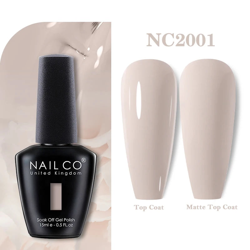 NAILCO 15ml Gel Polish Nail Art Vernis Semi Permanent UV Gel Polish For Manicure Design Hybrid Varnish Summer Nails Products