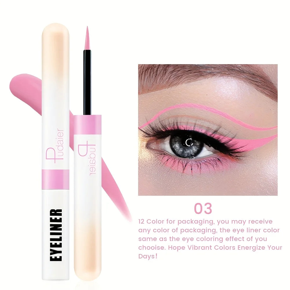 Matte Liquid Eyeliner, Matte Finish, Silky Smooth and Quick-Drying, Long-Lasting, Waterproof and Smudge-Proof,Eye Makeup