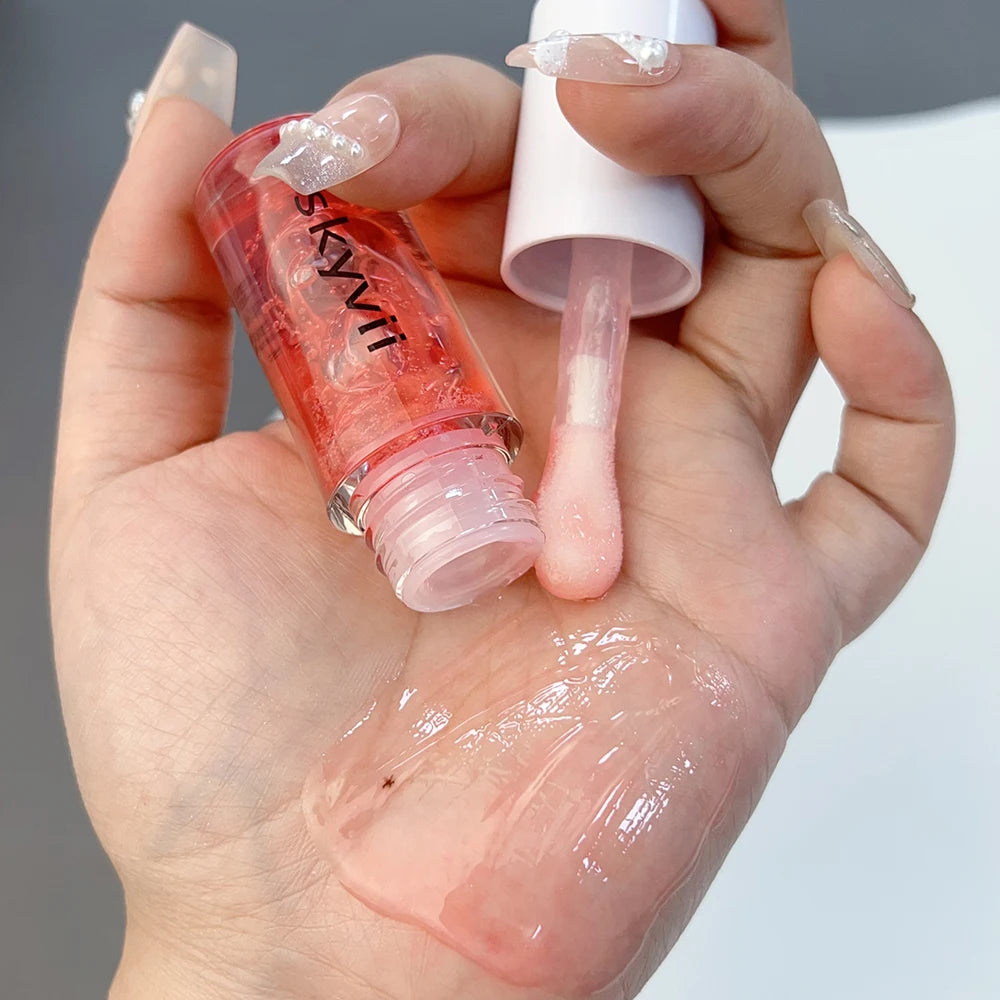 Waterproof Clear Lip Gloss Crystal Jelly Moisturizing Lip Oil Lasting No Sticky Sexy Plumping Lipstick Korean Makeup Cosmetics