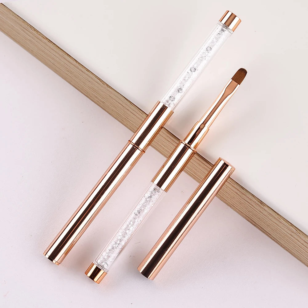 Nail Art Acrylic Liquid Powder Carving UV Gel Extension Builder Painting Brush Lines Liner Drawing Pen Manicure Tool Born Pretty