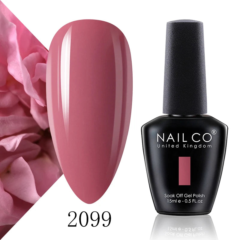 NAILCO 15ml Blue Gel Polish UV Gel Polish Varnish Hybrid DIY Nails For DIY Manicure Semi Permanent Soak Off LED Gel Nail Polish