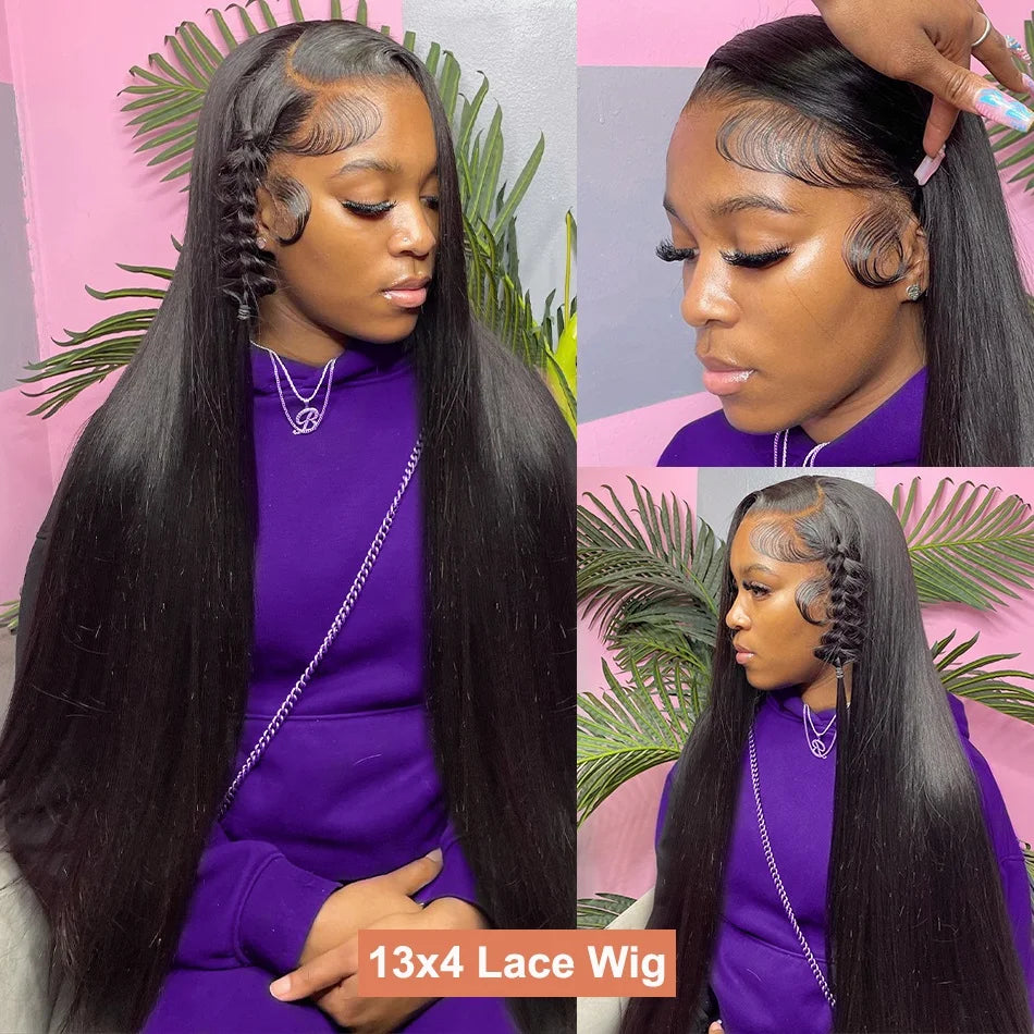 Human Hair Wigs Pre Plucked With Baby Hair 13x4 13x6 Hd Lace Frontal Wig Straight Lace Front Human Hair Wigs For Women