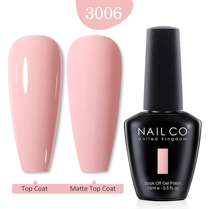 NAILCO Red Colors Series 15ML Nail Gel Polish Nail Supplies Semi Permanent For Nail  Art Manicure Soak Off LED UV Hybrid Varnish