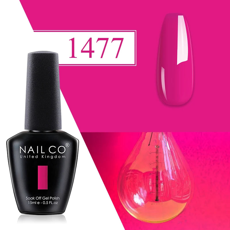 NAILCO 15ml TOP BASE Gel Polish Vernis Semi Permanent UV Varnish Nail Polish For Nails Art Gel Manicure Design Varnish Hybrid