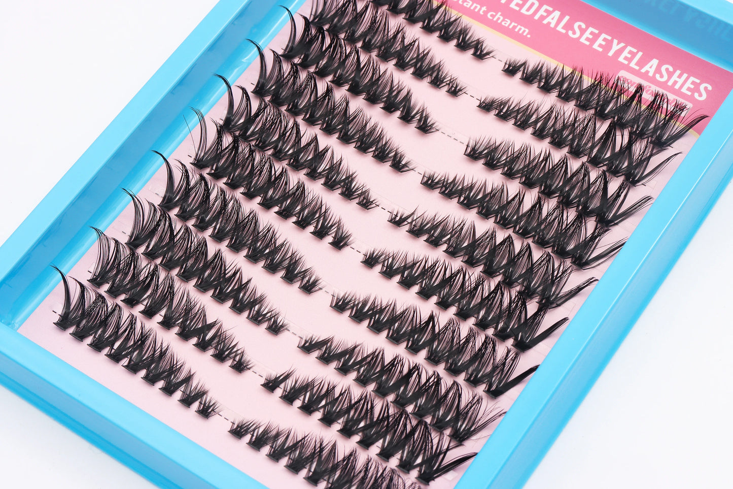 DINGSEN Eyelashes Cluster Soft Individual Lashes Eyelashes Extensions Volume DIY Eyelashes Kit Thick Cluster Eyelash Makeup