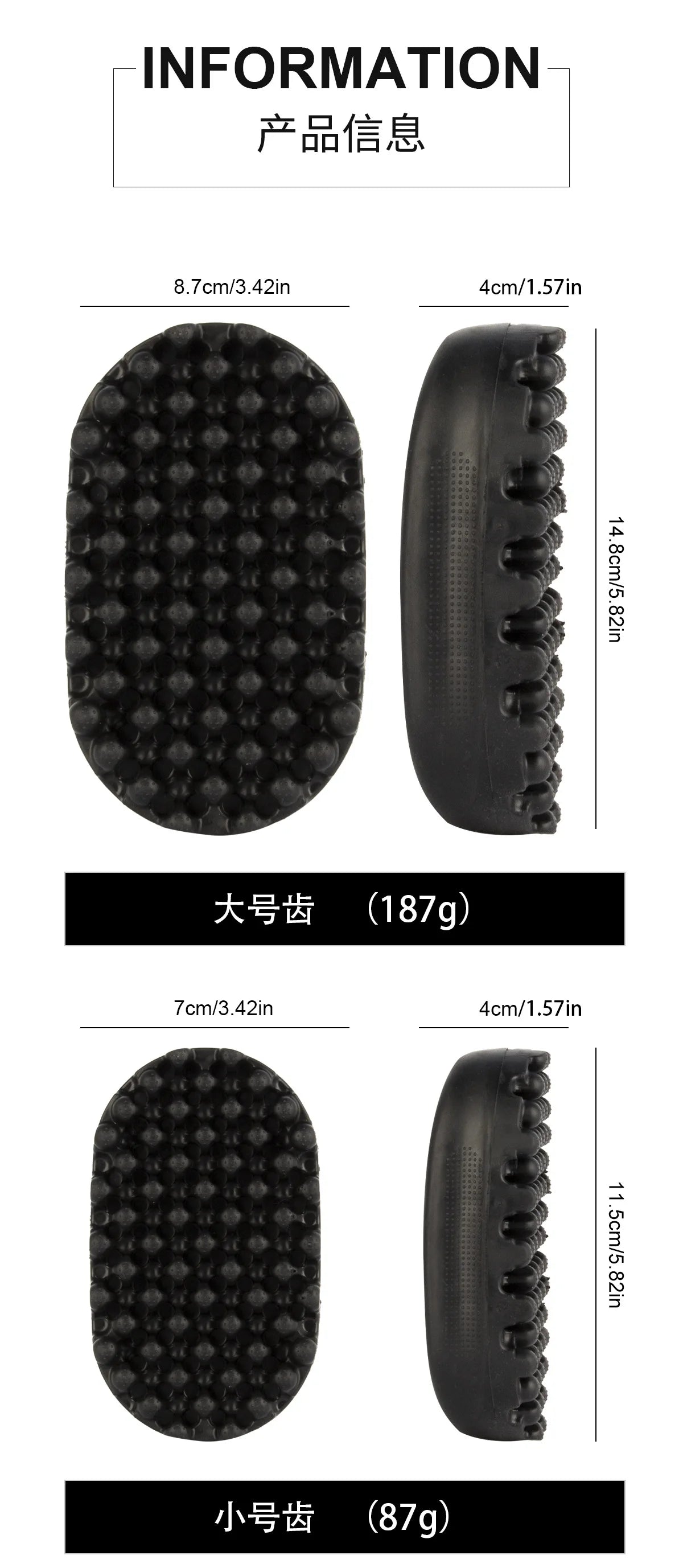 1pcs Professional Curly Hair Sponge Twist Brush Magic African Coil Wave Dreadlock Natural Hairbrush Afro Salon Hair Styling Tool