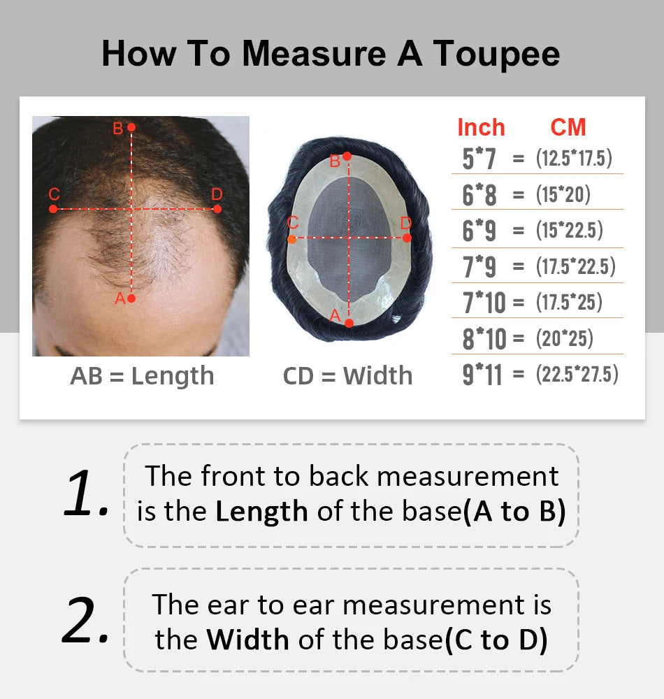 Hot Sale Toupee Wigs Human Hair For Men 0.12-0.14mm Skin Hair Prosthesis Man 6" Men's Capillary Prosthesis Soft Mens Hair System