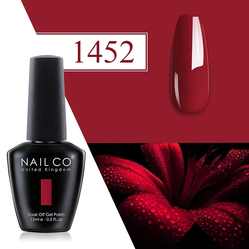 NAILCO 15ml TOP BASE Gel Polish Vernis Semi Permanent UV Varnish Nail Polish For Nails Art Gel Manicure Design Varnish Hybrid