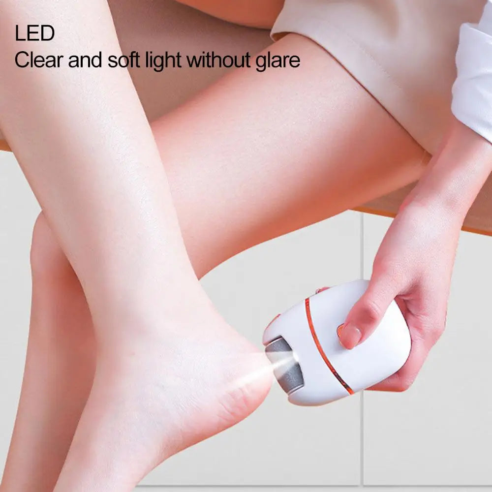 Electric Foot Grinder Rechargeable Dead Skin Remover Dry Foot Care Feet Foot Cracked Electric Scrubber Dead File Calluses R A6U2