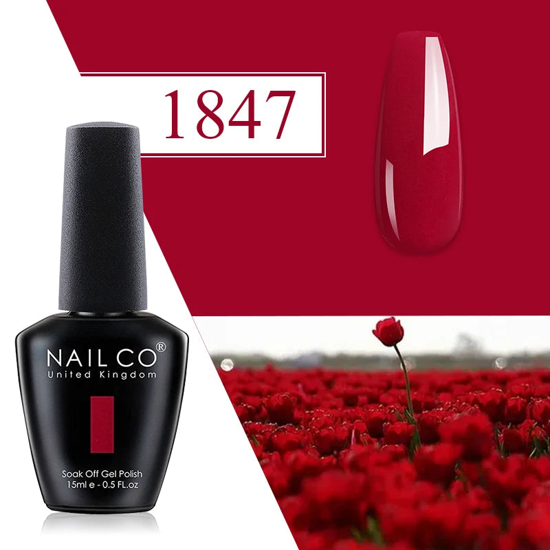 NAILCO 15ml TOP BASE Gel Polish Vernis Semi Permanent UV Varnish Nail Polish For Nails Art Gel Manicure Design Varnish Hybrid