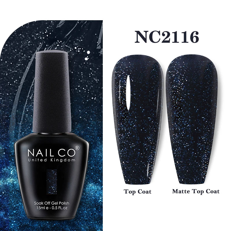 NAILCO 15ML Top coat Base coat Gel nail polish nails art Semi Permanent Lacquer Varnish Hybrid nail supplies for professionals
