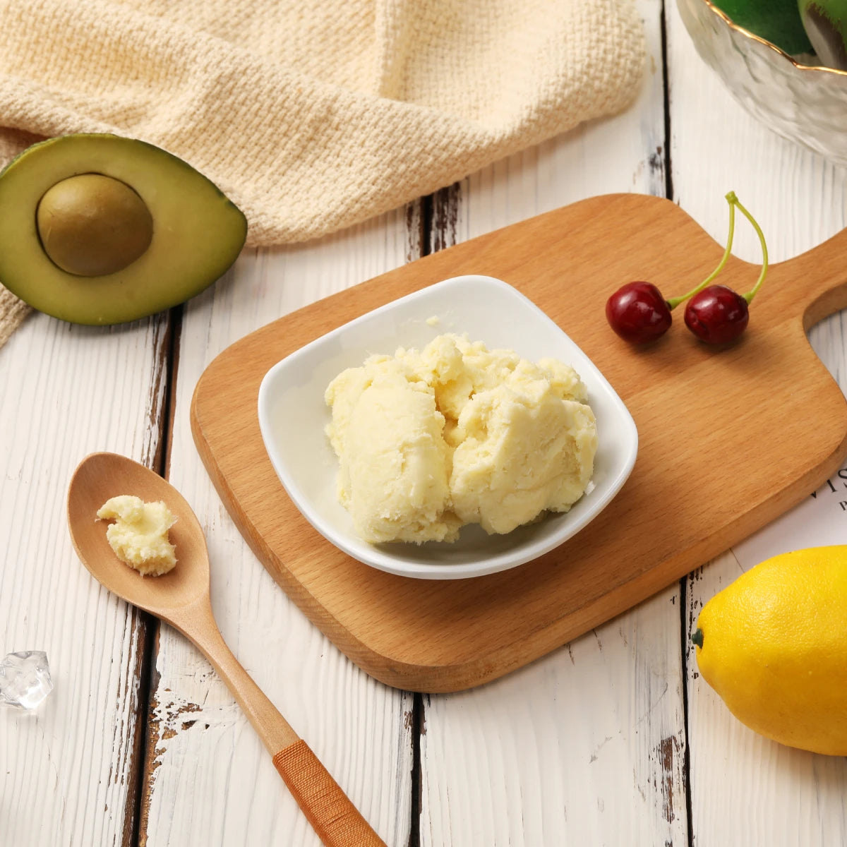 100g Dimollaure Natural Organic Unrefined Shea Butter Oil Raw Nourishing Skin Care Body Moisturizing Cosmetics Base Oil