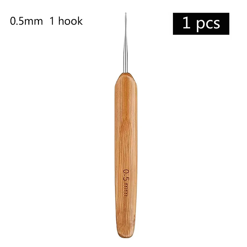 8 Pcs Dreadlock Crochet Hook Tool, Braid Hair Dreadlocks Needle Weaving Crochet Wig Tool