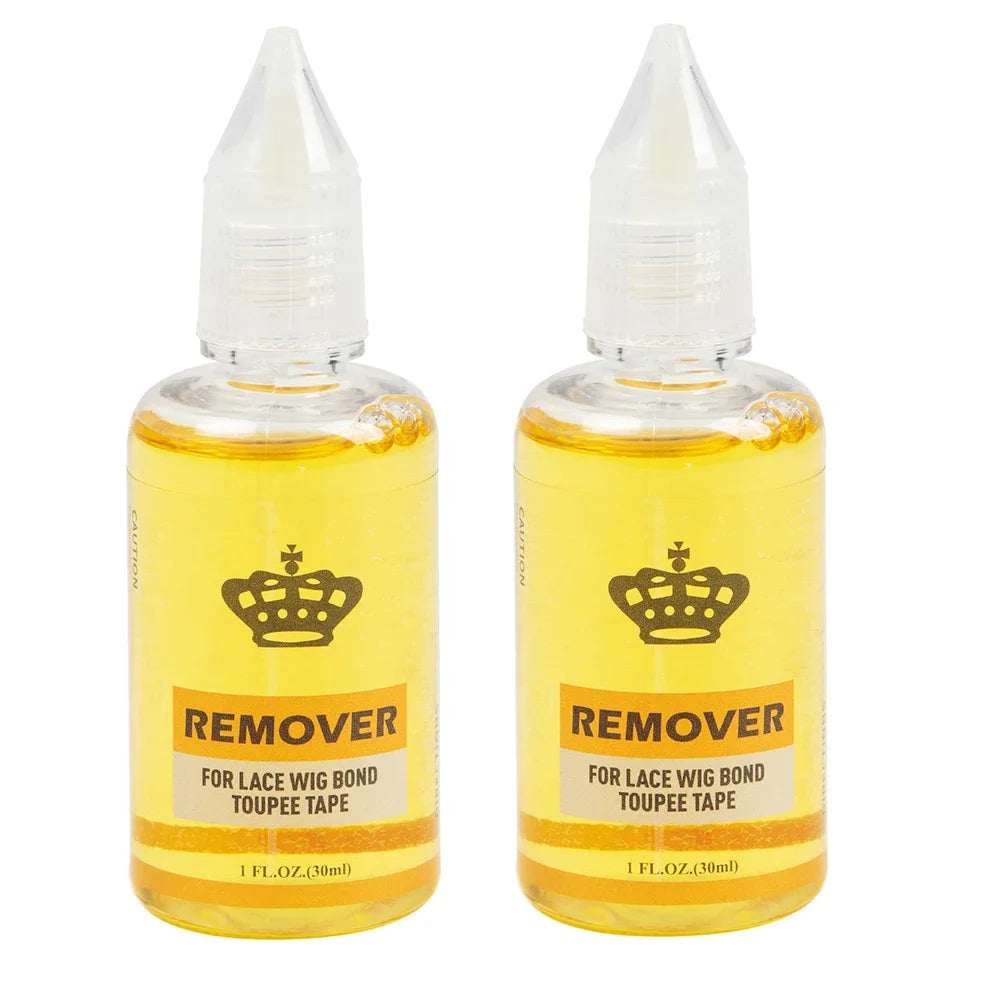 Katelon Hair Glue 38ml Toupee lace Wig Professional Invisible Biological Scalp Adhesive Waterproof yellow/white Remover 30ml