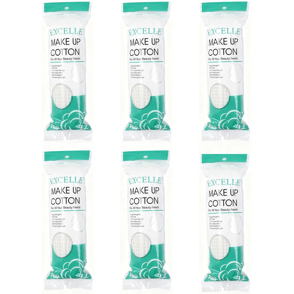 100/200/300/500Pcs/Pack Cotton Rounds Cosmetic Cotton Pads Round Ultra Soft  for Makeup Removal Skin Care Facial Cleaning