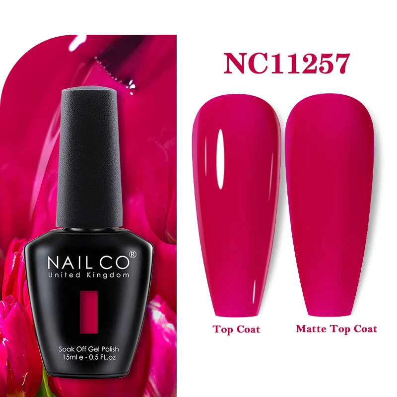 NAILCO 15ml Gel Polish Nail Art Vernis Semi Permanent UV Gel Polish For Manicure Design Hybrid Varnish Summer Nails Products