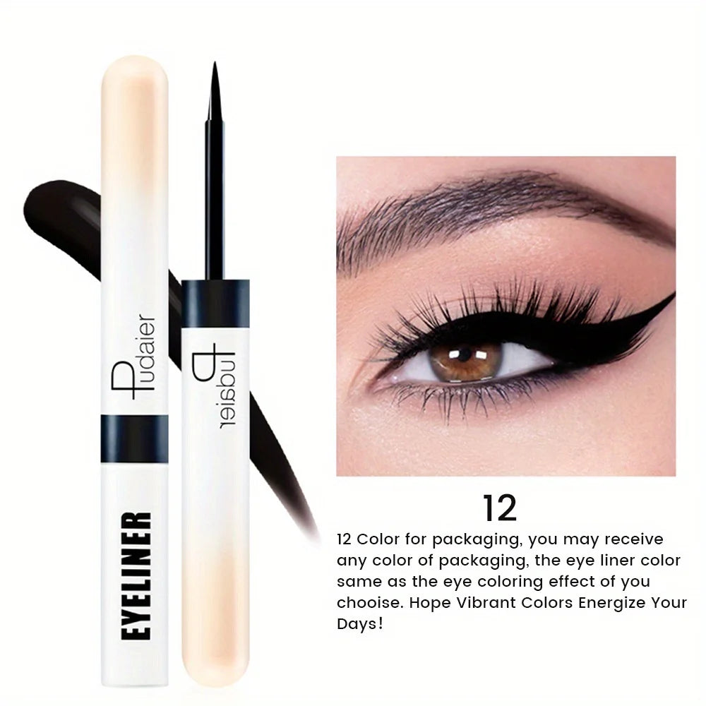 Matte Liquid Eyeliner, Matte Finish, Silky Smooth and Quick-Drying, Long-Lasting, Waterproof and Smudge-Proof,Eye Makeup