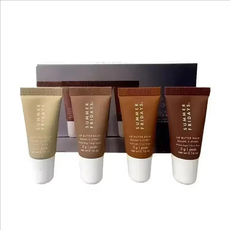 Summer Lip Balm Fridays Moisturizing Smooth Soft Gloss Lipstick Hydrating Birthday Cake Vanilla Beige Lips Care Makeup Cosmetics