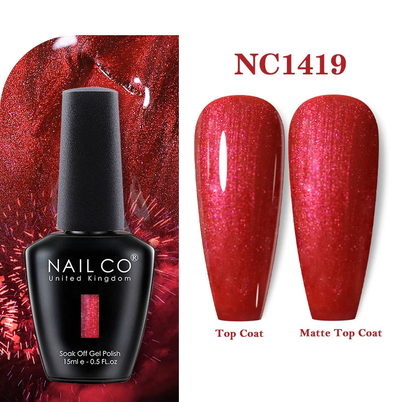 NAILCO 15ml Gel Polish Nail Art Vernis Semi Permanent UV Gel Polish For Manicure Design Hybrid Varnish Summer Nails Products