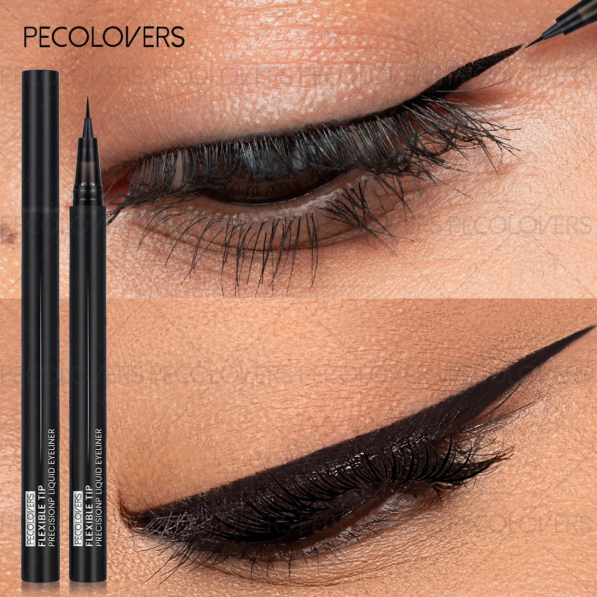 1pc Black Liquid Eyeliner, High Accuracy, Soft Texture & Flexible Tip Design & Long-lasting, Waterproof, 1pc, for All Skin Types