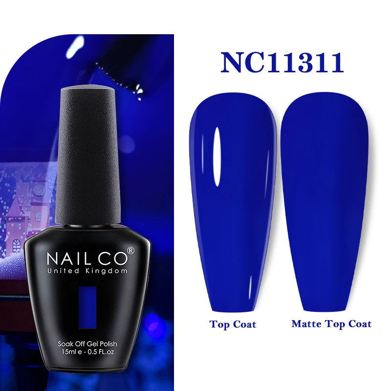 NAILCO 283Colors Gel Nail Polish Top Base Vernis Semi Permanent UV Gel Varnish Nails Art Varnish Hybrid Manicure