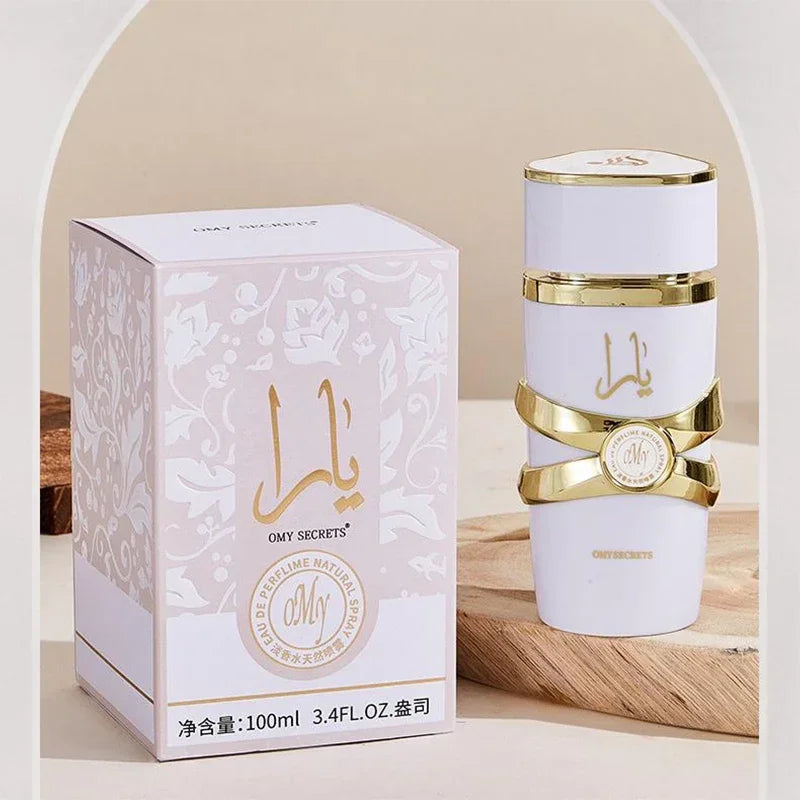 100ML Luxury Arab Dubai Vanilla Perfume,Unisex Eau De Parfum Spray,Floral Fruity Women Fragrance,Spicy Oriental Gourmand Scent
