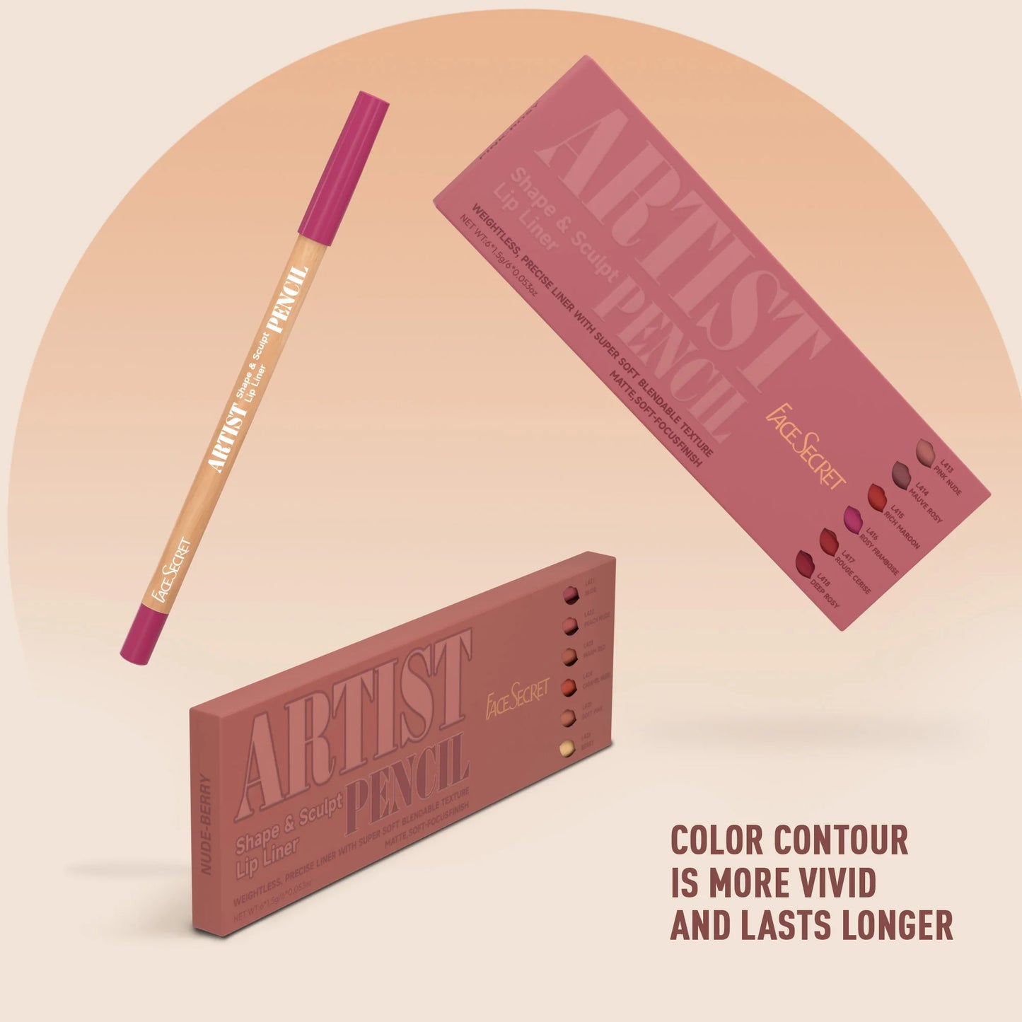 Thanks Giving Day Gift:6Pcs Lipliner Set,Nude/Pink/ Coffee Tones,Waterproof, Longlasting,Silk,Easy To Color,Women Makeup Combo,