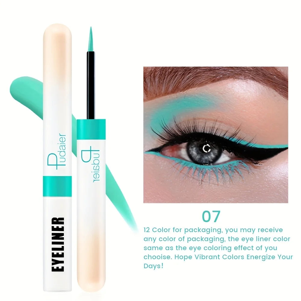 Matte Liquid Eyeliner, Matte Finish, Silky Smooth and Quick-Drying, Long-Lasting, Waterproof and Smudge-Proof,Eye Makeup