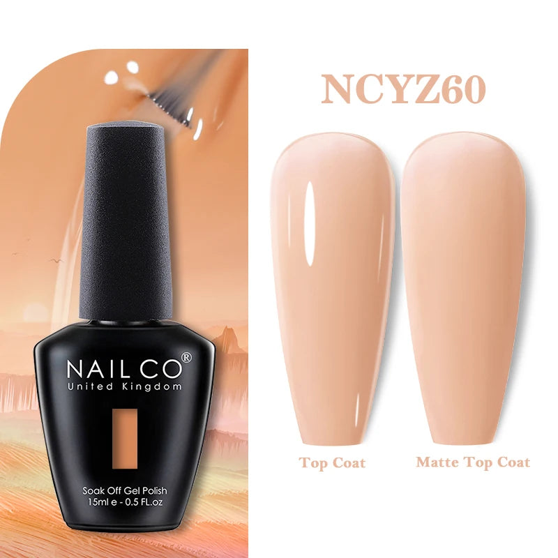 NAILCO 15ml Gel Polish Nail Art Vernis Semi Permanent UV Gel Polish For Manicure Design Hybrid Varnish Summer Nails Products