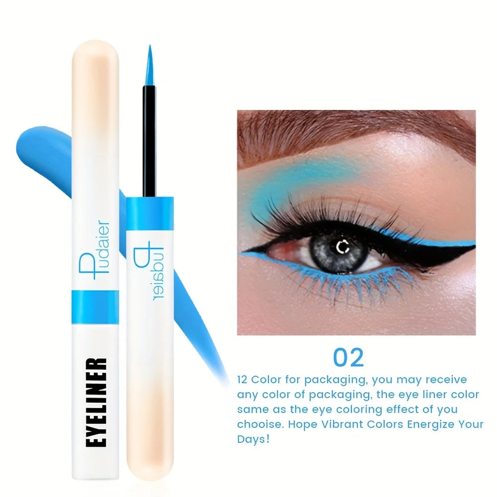 Matte Liquid Eyeliner, Matte Finish, Silky Smooth and Quick-Drying, Long-Lasting, Waterproof and Smudge-Proof,Eye Makeup