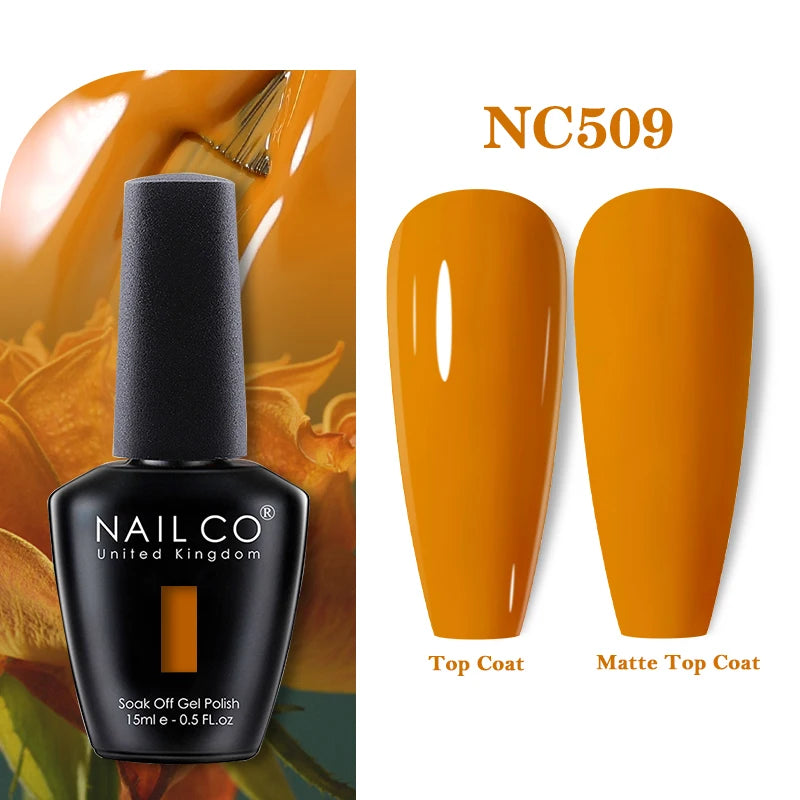 NAILCO 283Colors Gel Nail Polish Top Base Vernis Semi Permanent UV Gel Varnish Nails Art Varnish Hybrid Manicure