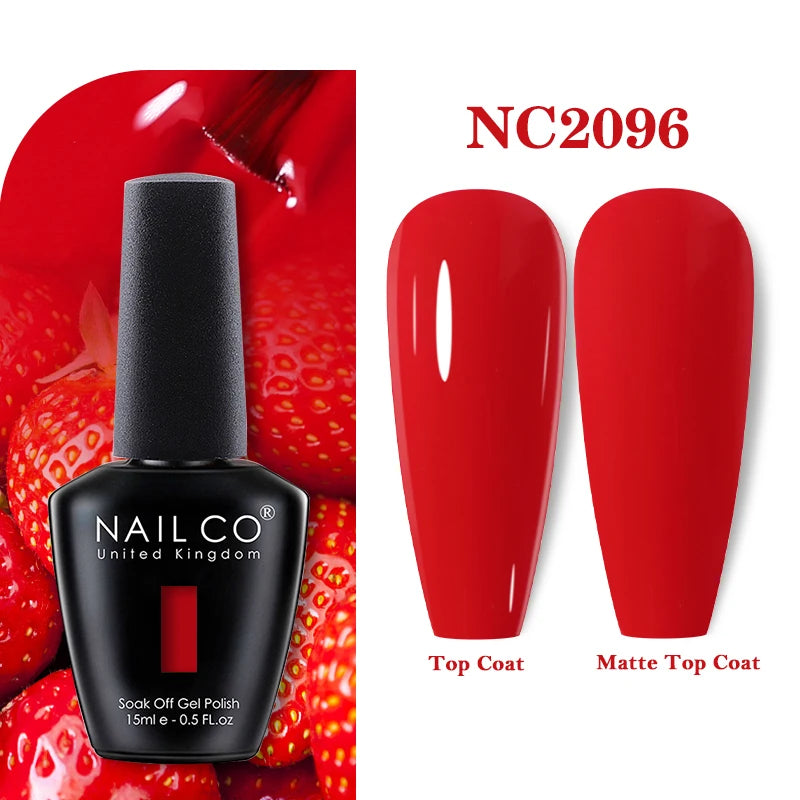 NAILCO 283Colors Gel Nail Polish Top Base Vernis Semi Permanent UV Gel Varnish Nails Art Varnish Hybrid Manicure