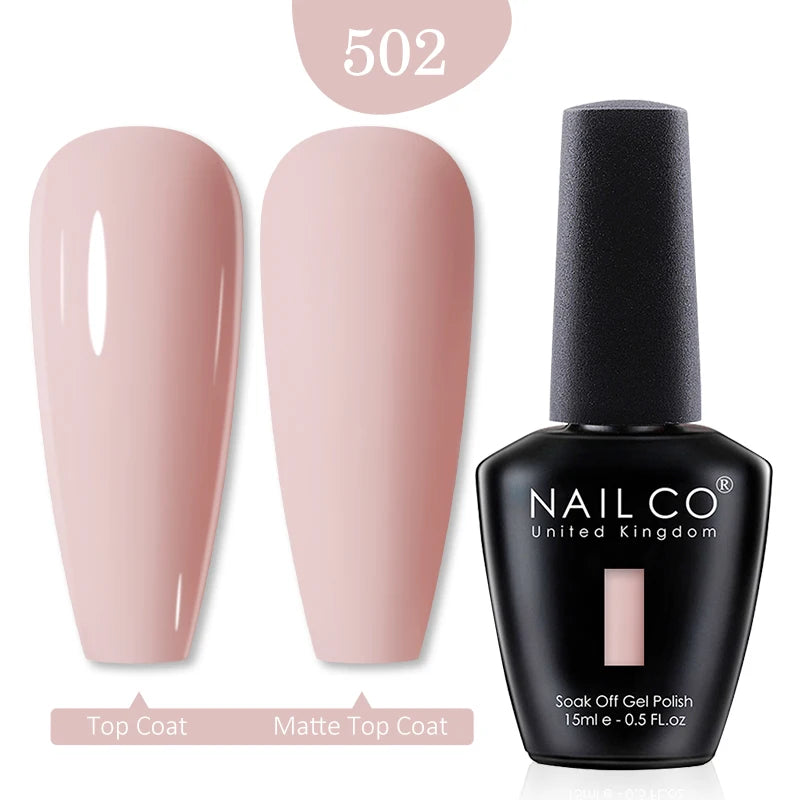 NAILCO Red Colors Series 15ML Nail Gel Polish Nail Supplies Semi Permanent For Nail  Art Manicure Soak Off LED UV Hybrid Varnish