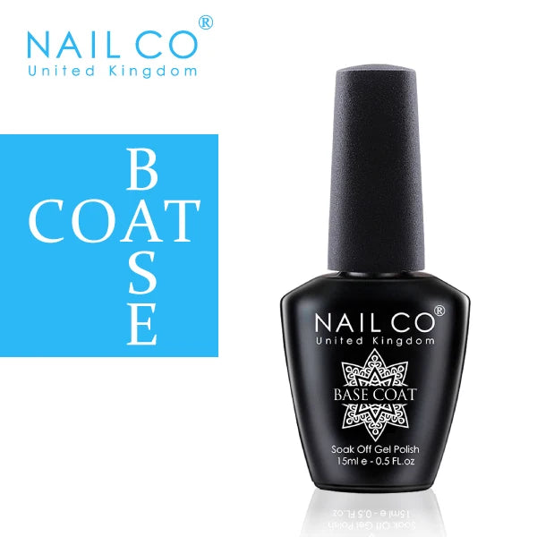 NAILCO 15ML Top coat Base coat Gel nail polish nails art Semi Permanent Lacquer Varnish Hybrid nail supplies for professionals