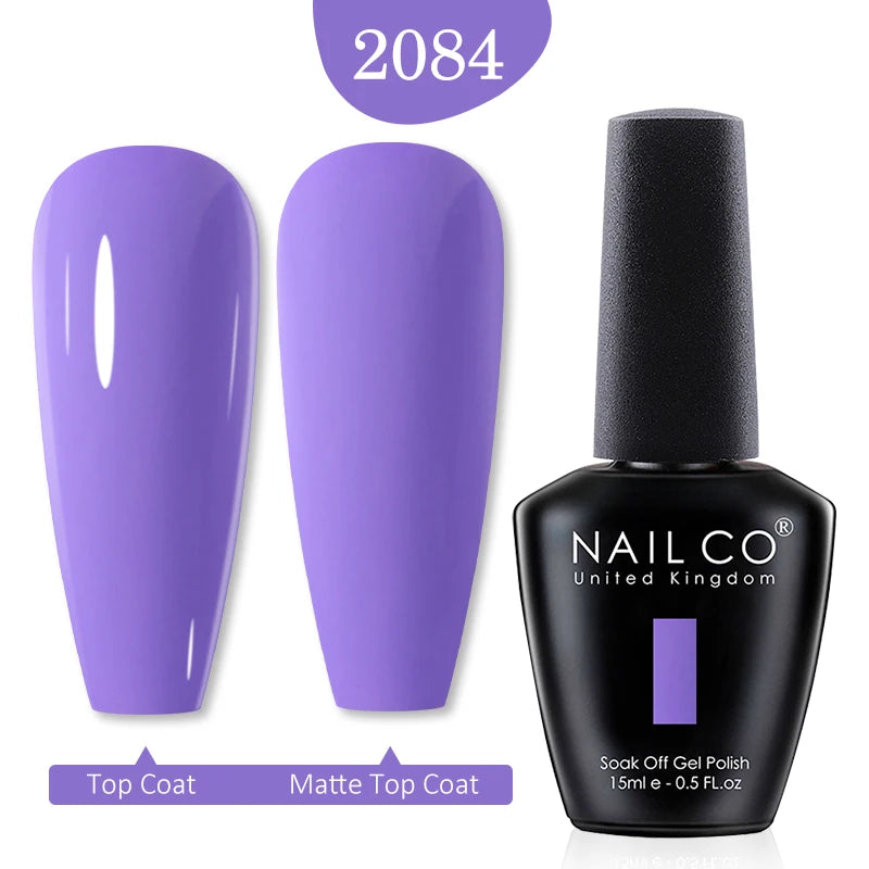 NAILCO Red Colors Series 15ML Nail Gel Polish Nail Supplies Semi Permanent For Nail  Art Manicure Soak Off LED UV Hybrid Varnish