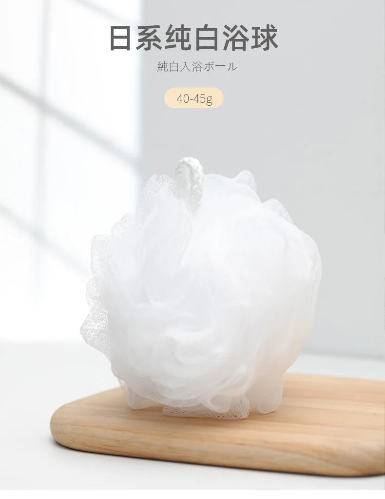 Shower Scrubber Mesh Sponge Body Care Loofah Body Exfoliating Brush Soft Cleaner Skin Scrub Back Brush Bathroom Supplies