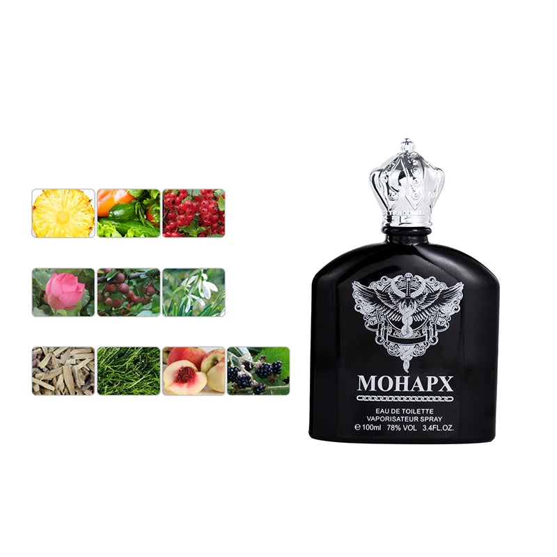 Arabic Dubai Floral Fruity Perfume,Citrus/Woody Women Scent,Glamour Men Fresh Eau De Toilette,Vetive/Lemon/Lavender Fragrance