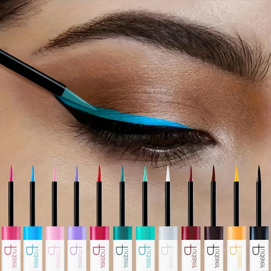 Matte Liquid Eyeliner, Matte Finish, Silky Smooth and Quick-Drying, Long-Lasting, Waterproof and Smudge-Proof,Eye Makeup